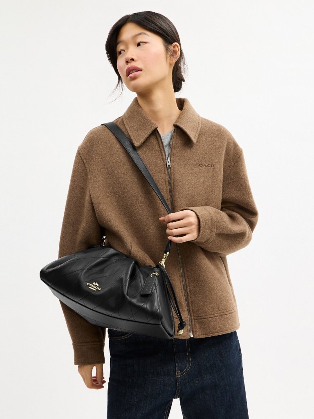 Coach Outlet Faye Large Shoulder Bag With Quilting